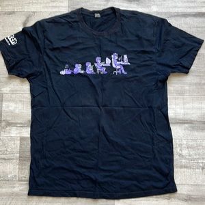 Twitch T-shirt, super soft and vary connection. Men Size Large